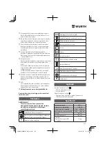 Preview for 100 page of Würth BMH 40-BL Translation Of The Original Operating Instructions