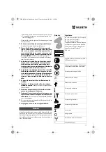 Preview for 17 page of Würth BS 14-A Compact Translation Of The Original Operating Instructions