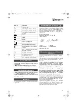 Preview for 18 page of Würth BS 14-A Compact Translation Of The Original Operating Instructions