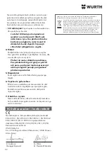 Preview for 92 page of Würth EAG 20-230 Operating Instructions Manual