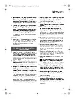 Preview for 23 page of Würth EMS 18-A EC SL Translation Of The Original Operating Instructions