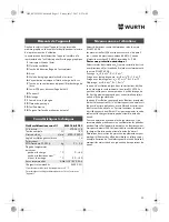 Preview for 33 page of Würth EMS 18-A EC SL Translation Of The Original Operating Instructions