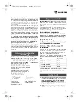 Preview for 43 page of Würth EMS 18-A EC SL Translation Of The Original Operating Instructions