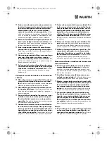 Preview for 49 page of Würth EMS 18-A EC SL Translation Of The Original Operating Instructions