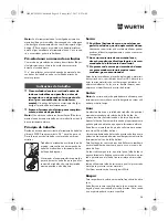 Preview for 54 page of Würth EMS 18-A EC SL Translation Of The Original Operating Instructions