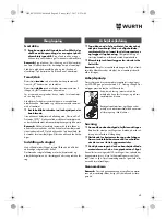 Preview for 69 page of Würth EMS 18-A EC SL Translation Of The Original Operating Instructions