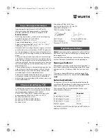 Preview for 75 page of Würth EMS 18-A EC SL Translation Of The Original Operating Instructions