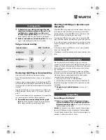 Preview for 76 page of Würth EMS 18-A EC SL Translation Of The Original Operating Instructions