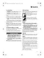 Preview for 77 page of Würth EMS 18-A EC SL Translation Of The Original Operating Instructions