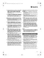 Preview for 80 page of Würth EMS 18-A EC SL Translation Of The Original Operating Instructions