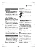 Preview for 84 page of Würth EMS 18-A EC SL Translation Of The Original Operating Instructions