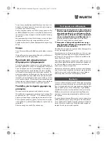 Preview for 100 page of Würth EMS 18-A EC SL Translation Of The Original Operating Instructions