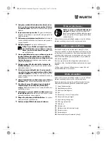 Preview for 104 page of Würth EMS 18-A EC SL Translation Of The Original Operating Instructions