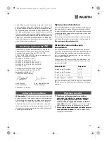 Preview for 114 page of Würth EMS 18-A EC SL Translation Of The Original Operating Instructions