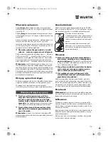 Preview for 116 page of Würth EMS 18-A EC SL Translation Of The Original Operating Instructions