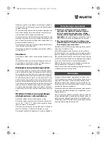 Preview for 117 page of Würth EMS 18-A EC SL Translation Of The Original Operating Instructions