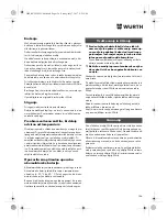 Preview for 156 page of Würth EMS 18-A EC SL Translation Of The Original Operating Instructions