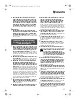 Preview for 160 page of Würth EMS 18-A EC SL Translation Of The Original Operating Instructions