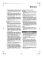 Preview for 168 page of Würth EMS 18-A EC SL Translation Of The Original Operating Instructions