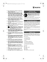 Preview for 169 page of Würth EMS 18-A EC SL Translation Of The Original Operating Instructions