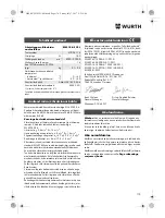 Preview for 170 page of Würth EMS 18-A EC SL Translation Of The Original Operating Instructions