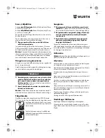 Preview for 172 page of Würth EMS 18-A EC SL Translation Of The Original Operating Instructions