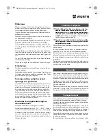 Preview for 180 page of Würth EMS 18-A EC SL Translation Of The Original Operating Instructions