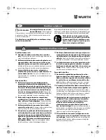 Preview for 182 page of Würth EMS 18-A EC SL Translation Of The Original Operating Instructions