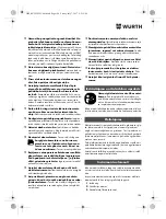 Preview for 184 page of Würth EMS 18-A EC SL Translation Of The Original Operating Instructions