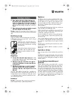 Preview for 188 page of Würth EMS 18-A EC SL Translation Of The Original Operating Instructions