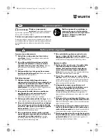 Preview for 199 page of Würth EMS 18-A EC SL Translation Of The Original Operating Instructions