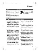 Preview for 207 page of Würth EMS 18-A EC SL Translation Of The Original Operating Instructions