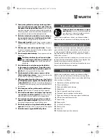 Preview for 209 page of Würth EMS 18-A EC SL Translation Of The Original Operating Instructions