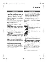 Preview for 212 page of Würth EMS 18-A EC SL Translation Of The Original Operating Instructions