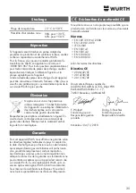 Preview for 35 page of Würth ESF 500-E Universal Operating Instructions Manual