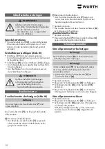 Preview for 12 page of Würth FKWS 9-125 Translation Of The Original Operating Instructions