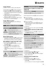 Preview for 99 page of Würth FKWS 9-125 Translation Of The Original Operating Instructions