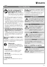 Preview for 111 page of Würth FKWS 9-125 Translation Of The Original Operating Instructions