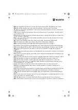 Preview for 14 page of Würth FP 12-A Translation Of The Original Operating Instructions