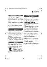 Preview for 31 page of Würth FP 12-A Translation Of The Original Operating Instructions