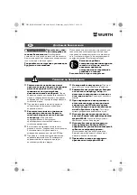 Preview for 95 page of Würth FP 12-A Translation Of The Original Operating Instructions