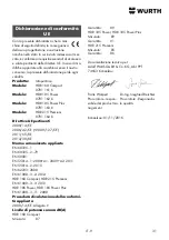 Preview for 31 page of Würth HDR 160 Compact Translation Of The Original Operating Instructions