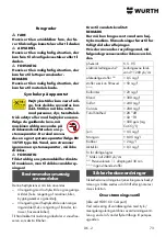 Preview for 73 page of Würth HDR 160 Compact Translation Of The Original Operating Instructions