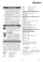 Preview for 145 page of Würth HDR 160 Compact Translation Of The Original Operating Instructions