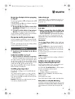 Preview for 82 page of Würth HKS 10-A Translation Of The Original Operating Instructions