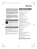 Preview for 136 page of Würth HKS 10-A Translation Of The Original Operating Instructions