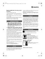 Preview for 259 page of Würth HKS 10-A Translation Of The Original Operating Instructions