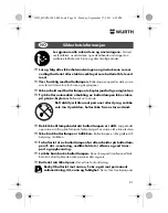 Preview for 61 page of Würth HL 10-A Translation Of The Original Operating Instructions