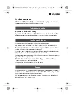 Preview for 71 page of Würth HL 10-A Translation Of The Original Operating Instructions