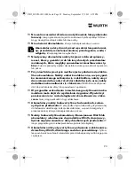 Preview for 93 page of Würth HL 10-A Translation Of The Original Operating Instructions